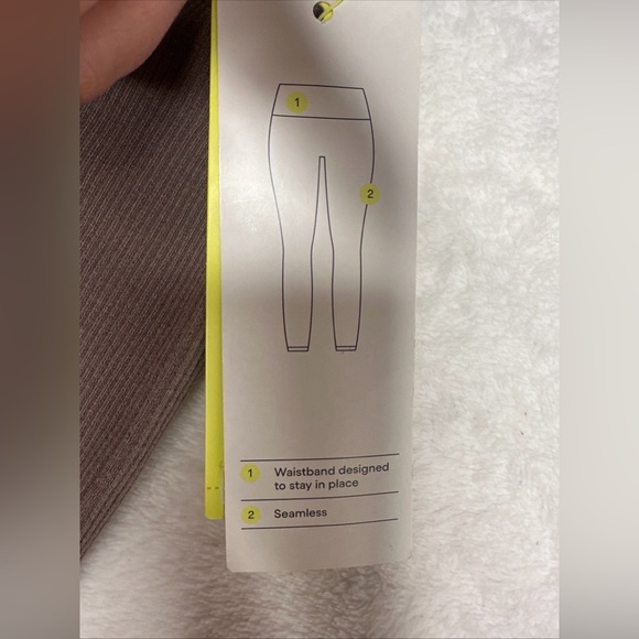 All in Motion Women's Size Small High Rise Seamless Leggings Brown - Picture 8 of 9